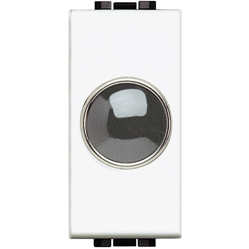 [PTG032.00705] BTICINO N4371T, Martor luminos living light, Difuzor Transparent, Alb, 1 modul