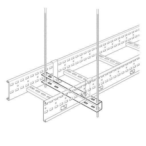 [PTG278.05274] LEGRAND HTH600G, Swifts Cable Ladder 600 mm Heavy Duty Trapeze Hanger HDG