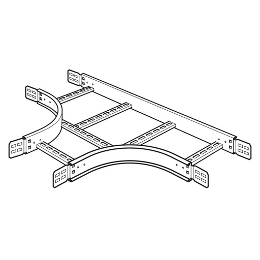 [PTG278.05443] LEGRAND ZT600300RG, Scară de Cablu Swifts Mediu 600 mm, Ramificație Tip T Egală Rază 300 mm HDG