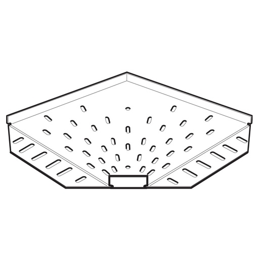 [PTG278.05482] LEGRAND SSB100G, Swifts Cable Tray Light Duty 100 mm 90° Flat Bend HDG