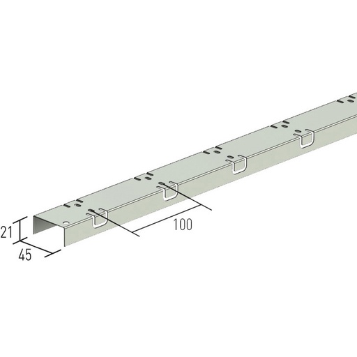 [PTG278.05543] LEGRAND 755100, Télex Wire Rail Cover GS
