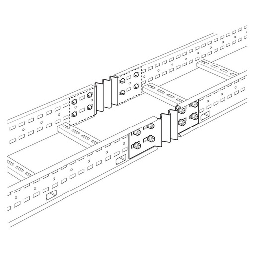 [PTG278.05607] LEGRAND EEGZ, Scară de Cablu Swifts Extra Greu, Cuplaje de Expansiune Flexibile HDG
