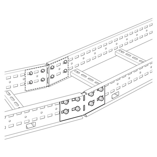 [PTG278.05608] LEGRAND EHGZ, Swifts Cable Ladder Extra Heavy Duty Bendable Connectors HDG