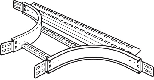 [PTG278.05671] LEGRAND ZB450300RG, Scară de Cablu Swifts Mediu 450 mm, Piesă de Ramificație Rază 300 mm HDG