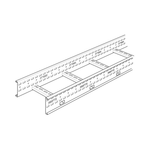 [PTG019.00144] LEGRAND PL400G6M, Cable Ladder Swifts, Heavy Duty, Straight Length, 6 m, 400 mm, Hot-Dip Galvanized (HDG)