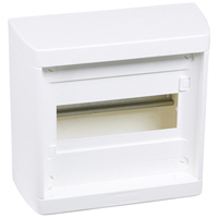 [PTG010.00464] LEGRAND 601240, Cofret cu Montaj Aparent Nedbox, 1×8 Module, Capac Frontal Fixat cu Șuruburi