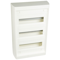 [PTG010.00475] LEGRAND 601243, Cofret cu Montaj Aparent Nedbox, 3×12+3 Module, Capac Frontal Fixat prin Clipsare