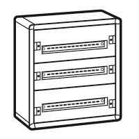 [PTG016.00358] LEGRAND 020003, Fully Modular Metal Cabinet XL³ 160, Ready to Use, 3 Rows, 600 × 575 × 147 mm