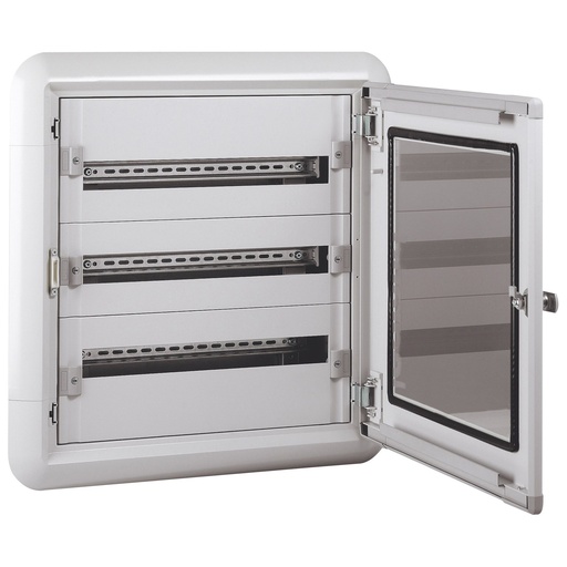 [PTG016.00362] LEGRAND 020013, Dulap Modular XL³ 160 pentru montaj încastrat, Gata de utilizare, 3 Rânduri, 72 Module