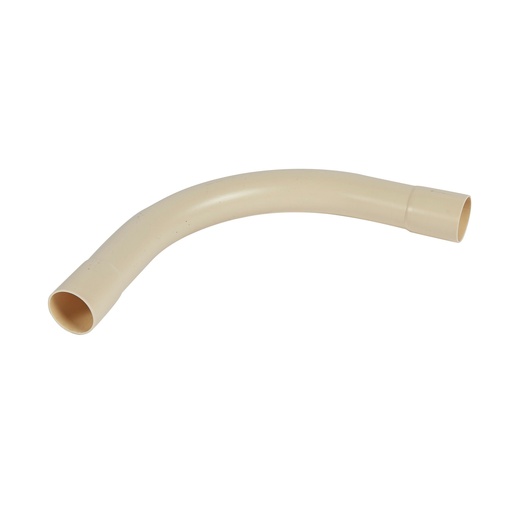 [PTG035.00286] LEGRAND 06244, Large Radius Conduit Bend IRL, Sand Colour, Ø32 mm
