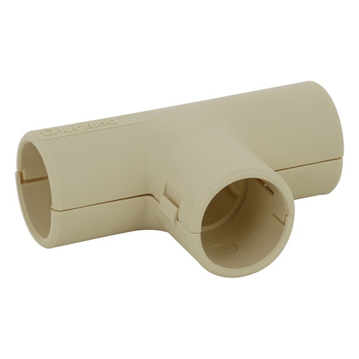 [PTG035.00394] LEGRAND 06233, Tee Connector IRL, Sand Colour, Ø25 mm