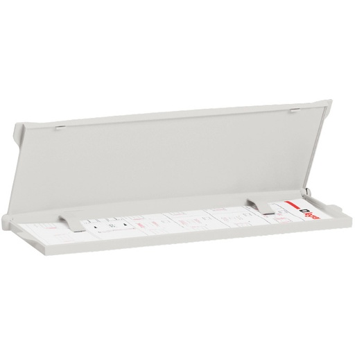 [PTG009.00039] LEGRAND 036582, Suport închis pentru documente, Autoadeziv, 324 × 120 × 18 mm, RAL 9002