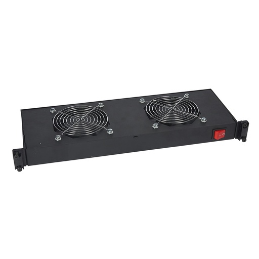 [PTG009.00054] LEGRAND 046489, 19-Inch Ventilation Shelf 1U for Enclosures, With 2 Fans, Depth 150 mm