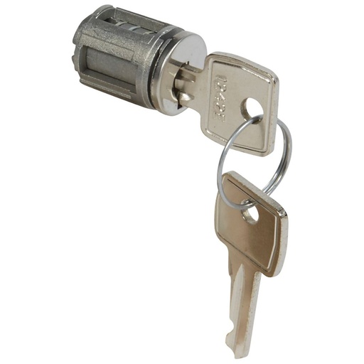 [PTG009.00087] LEGRAND 020293, Cilindru pentru chei tip 1242E, pentru ușă metalică sau transparentă XL³, furnizat cu 2 chei
