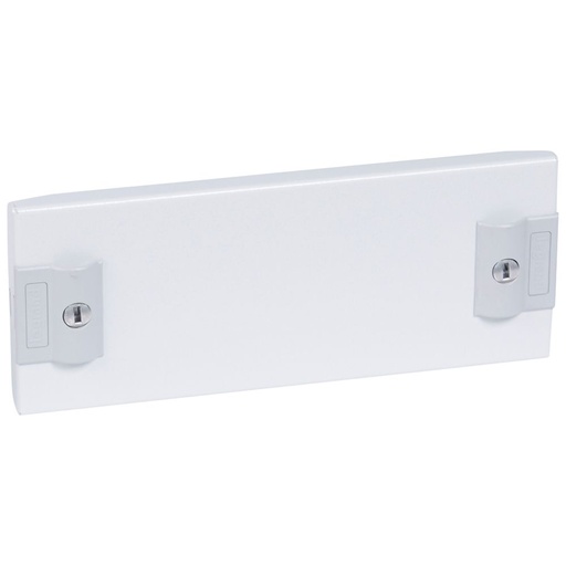 [PTG009.00143] LEGRAND 020142, Solid Metal Faceplate XL³ 400, for Cable Sleeves, Height 100 mm