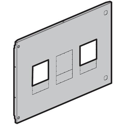 [PTG009.00267] LEGRAND 021064, Metal Faceplate XL³ 4000, for 1–2 DPX³ 630 Plug-In, Vertical, With Hinges And Locks