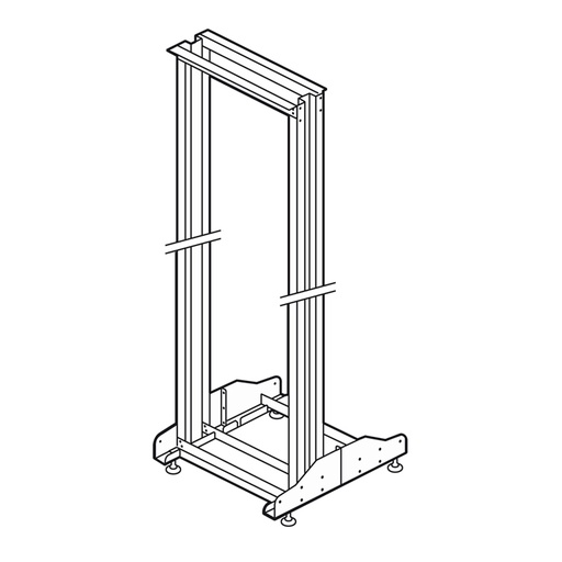 [PTG009.00461] LEGRAND 046395, Batirack 19 inci, 42U, 1956 × 540 × 640 mm