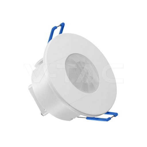 [PTG056.00158] V-TAC 24108, Senzor PIR de Mișcare pentru Tavan, Montaj Încastrat, Alb