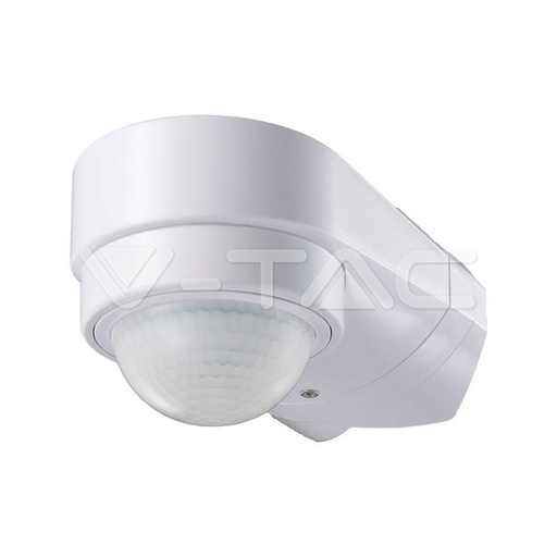 [PTG056.00176] V-TAC 6613, PIR Motion Sensor 240°, Corner Mounted, White