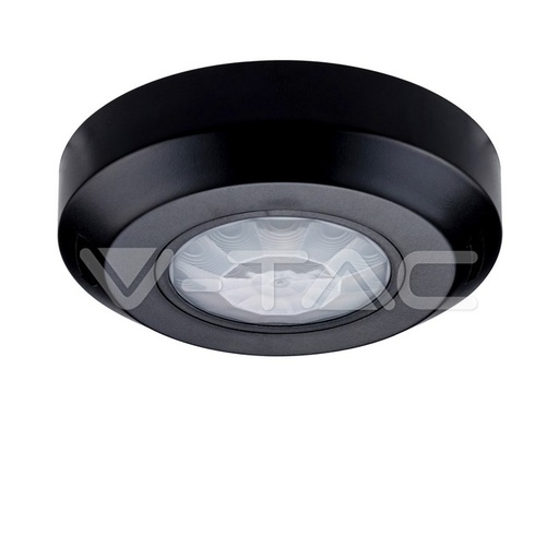[PTG056.00184] V-TAC 6607, Senzor de Mișcare pentru Tavan, Negru