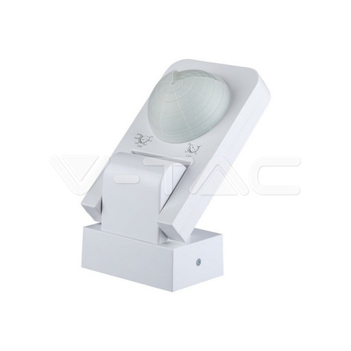[PTG056.00206] V-TAC 1500, Infrared Motion Sensor 360° 1000W Adjustable, White