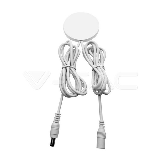 [PTG055.00003] V-TAC 23465, Concealed Dimmable Switch for LED Strip, White Body