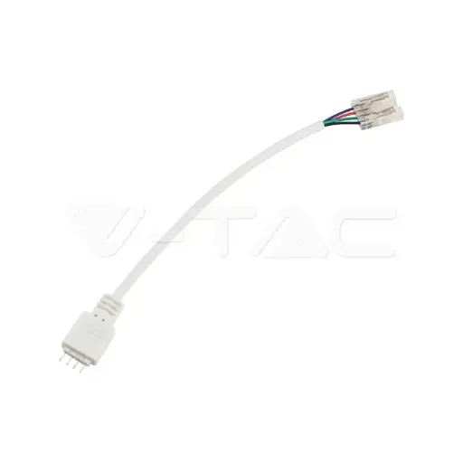 [PTG055.00025] V-TAC 11341, Conector rapid cu cablu pentru bandă LED