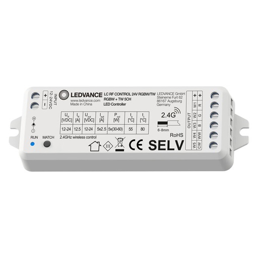 [PTG055.00068] LEDVANCE 4058075435834, Modul de control RF pentru benzi LED RGBW/TW, 24V
