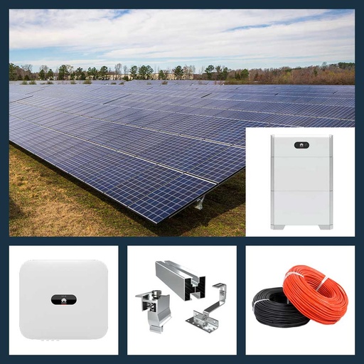 [PTG306.00891] Supply of Ground Residential & Commercial PV Kit 20kW with BESS