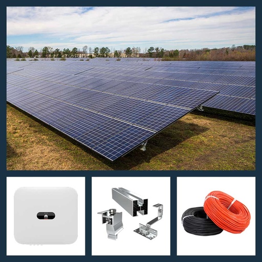 [PTG306.01110] Furnizare kituri fotovoltaice industriale pentru sol 150kW