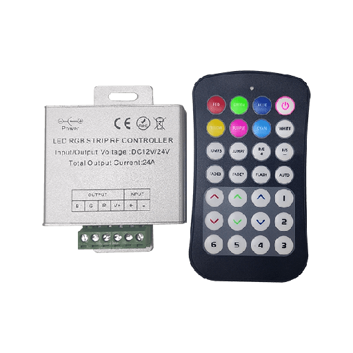 [PTG054.00172] ELMARK 99RGBCONTROL4, RF LED Strip Dimmer 12-24V (3x6.5A)