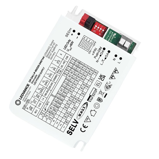 [PTG054.00645] LEDVANCE 4058075779662, Driver LED DALI-P 60W (1.4A, 220-240V)