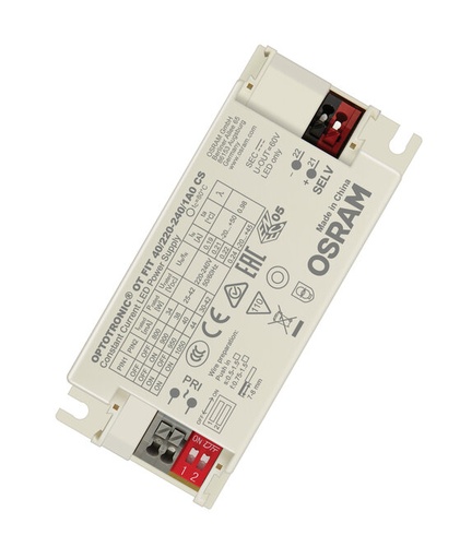 [PTG054.00680] OSRAM 4052899617339, Driver LED OT FIT 40W (1.0A, 200-240V)