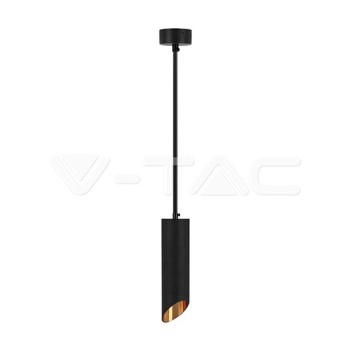 [PTG053.00050] V-TAC 6684, Pendul GU10 Negru Ø55x200 mm