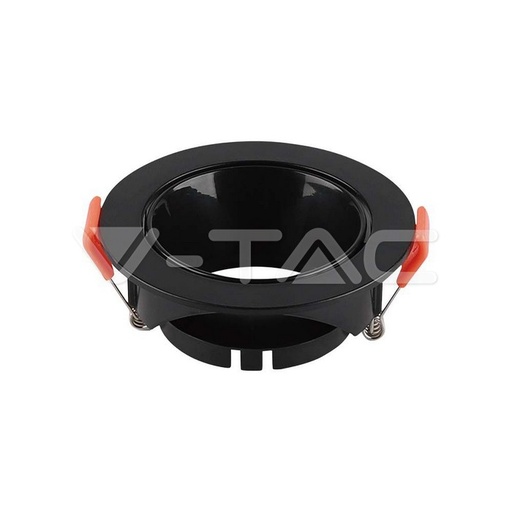 [PTG053.00064] V-TAC 6646, GU10 Holder Round Black Frame Black Reflector