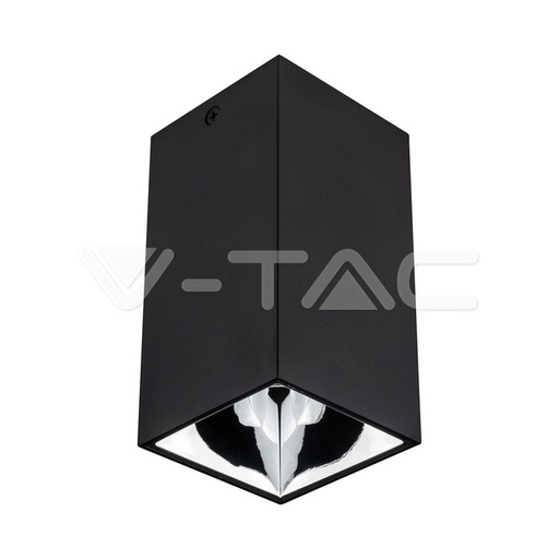 [PTG053.00084] V-TAC 8994, GU10 Holder Square Black Chrome