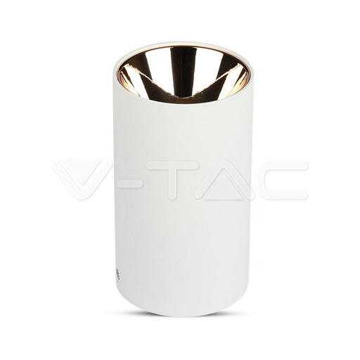 [PTG053.00127] V-TAC 8592, GU10 Holder Round White & Rose Gold