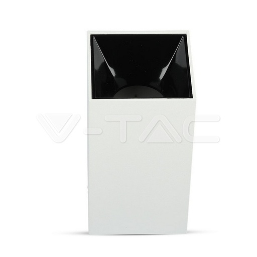 [PTG053.00135] V-TAC 8584, Suport GU10 Pătrat Alb & Negru