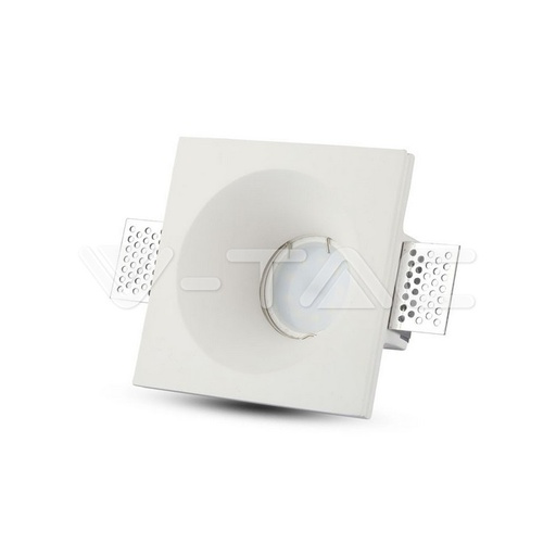 [PTG053.00145] V-TAC 3696, Ramă GU10 Pătrată Alb