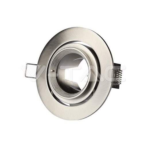 [PTG053.00150] V-TAC 3690, GU10 Zoom Frame Satin Nickel