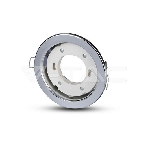 [PTG053.00152] V-TAC 3677, GX53 Holder Round Chrome