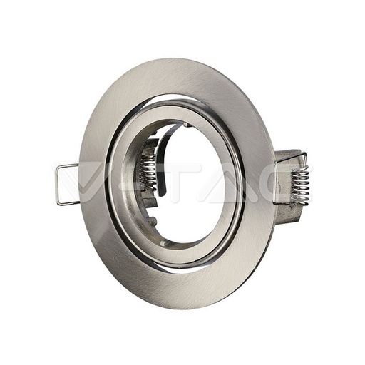 [PTG053.00169] V-TAC 3646, GU10 Housing Round Satin Nickel