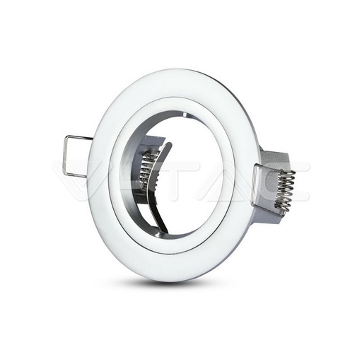 [PTG053.00171] V-TAC 3644, Carcasă GU10 Rotundă Gri Argintiu