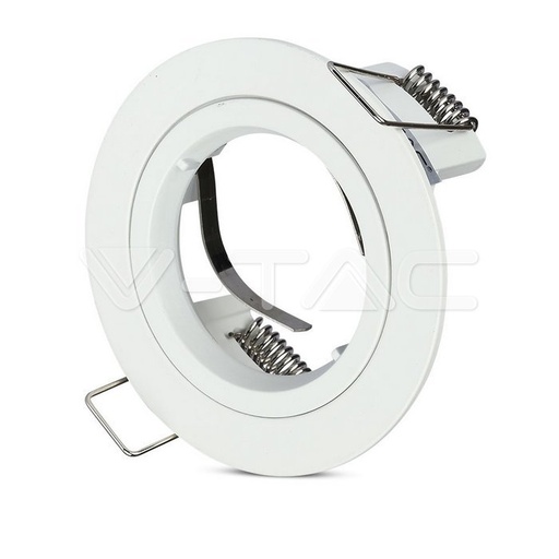 [PTG053.00173] V-TAC 3642, Carcasă GU10 Rotundă Alb