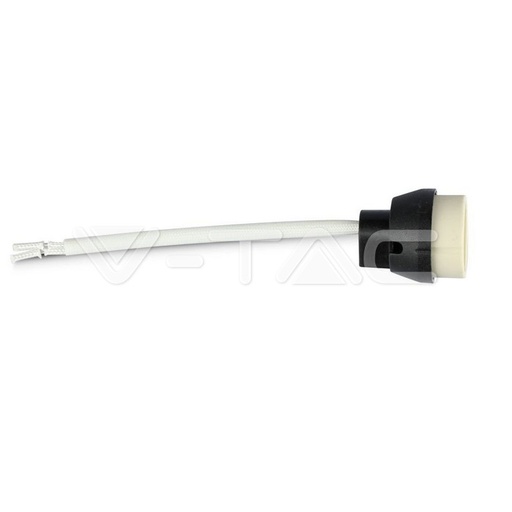 [PTG053.00182] V-TAC 3620, Suport GU10 Alb Rece cu Cablu Silicon