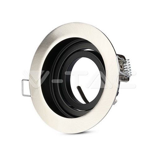 [PTG053.00203] V-TAC 3596, GU10 Housing Round Nickel