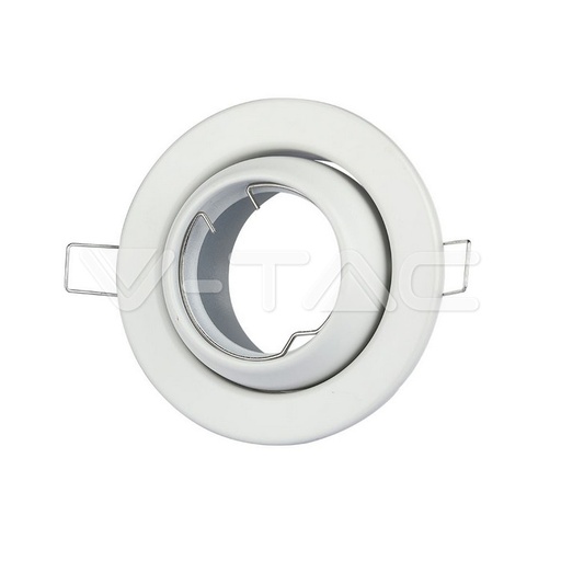 [PTG053.00206] V-TAC 3593, GU10 Adjustable Housing Round Cool White