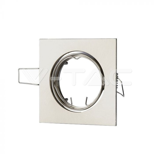[PTG053.00208] V-TAC 3591, GU10 Housing Square Nickel