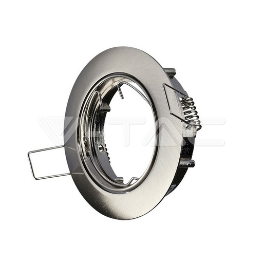 [PTG053.00211] V-TAC 3588, Carcasă GU10 Rotundă Nichel