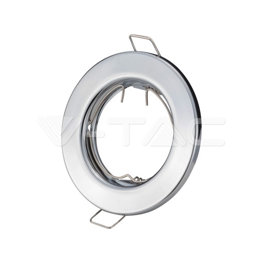 [PTG053.00213] V-TAC 3586, GU10 Housing Round Chrome